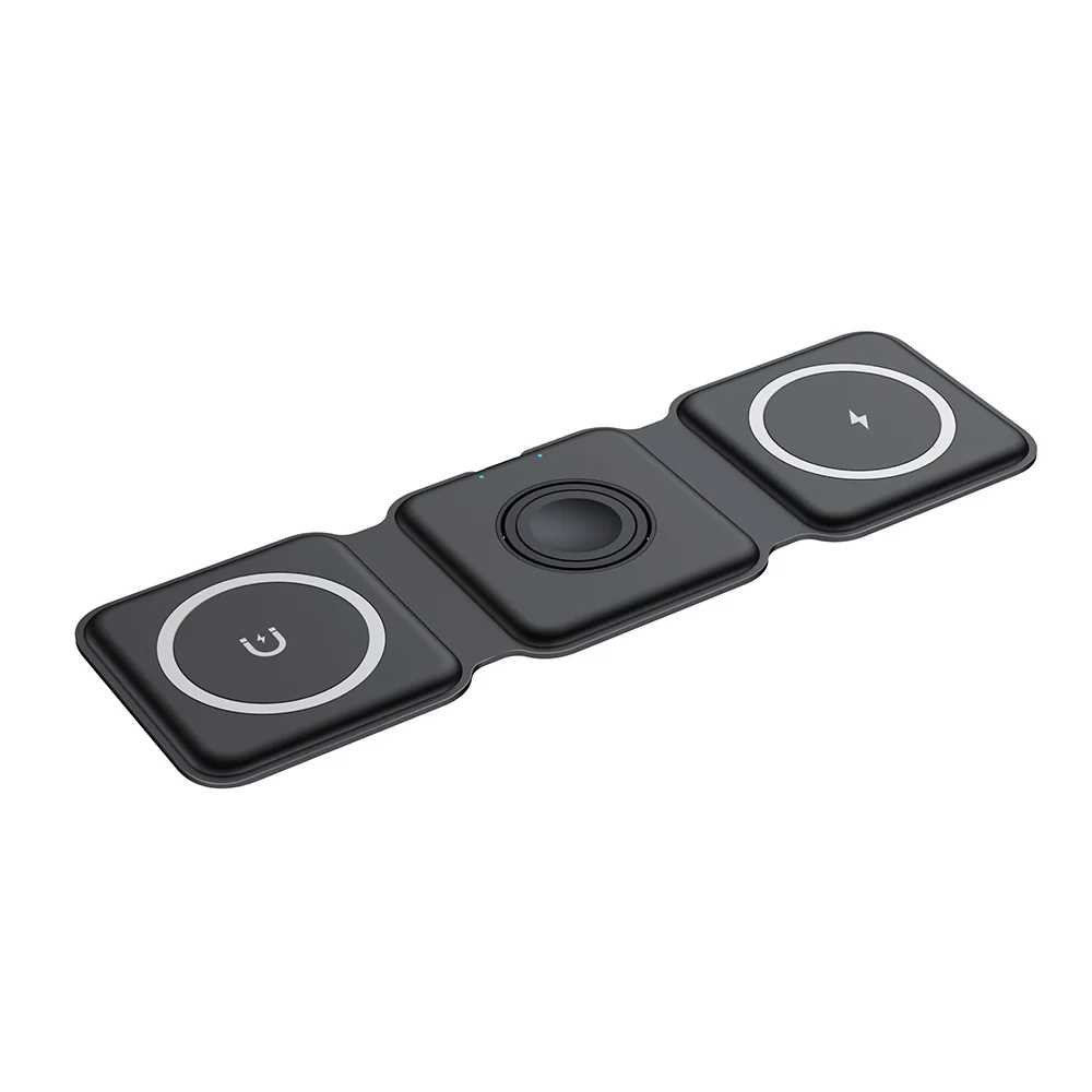ZEERA MegFold: World's Most Portable 3-in-1 Foldable Travel MagSafe Wireless Charger for iPhone 15,Apple Watch & AirPods - Image 12