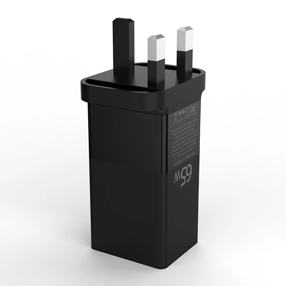 ZEERA 65W Fast Charging PD GaN Wall Charger /Power Adapter for iPhone 14 Pro Max, MacBook Pro,iPad Pro - Image 3