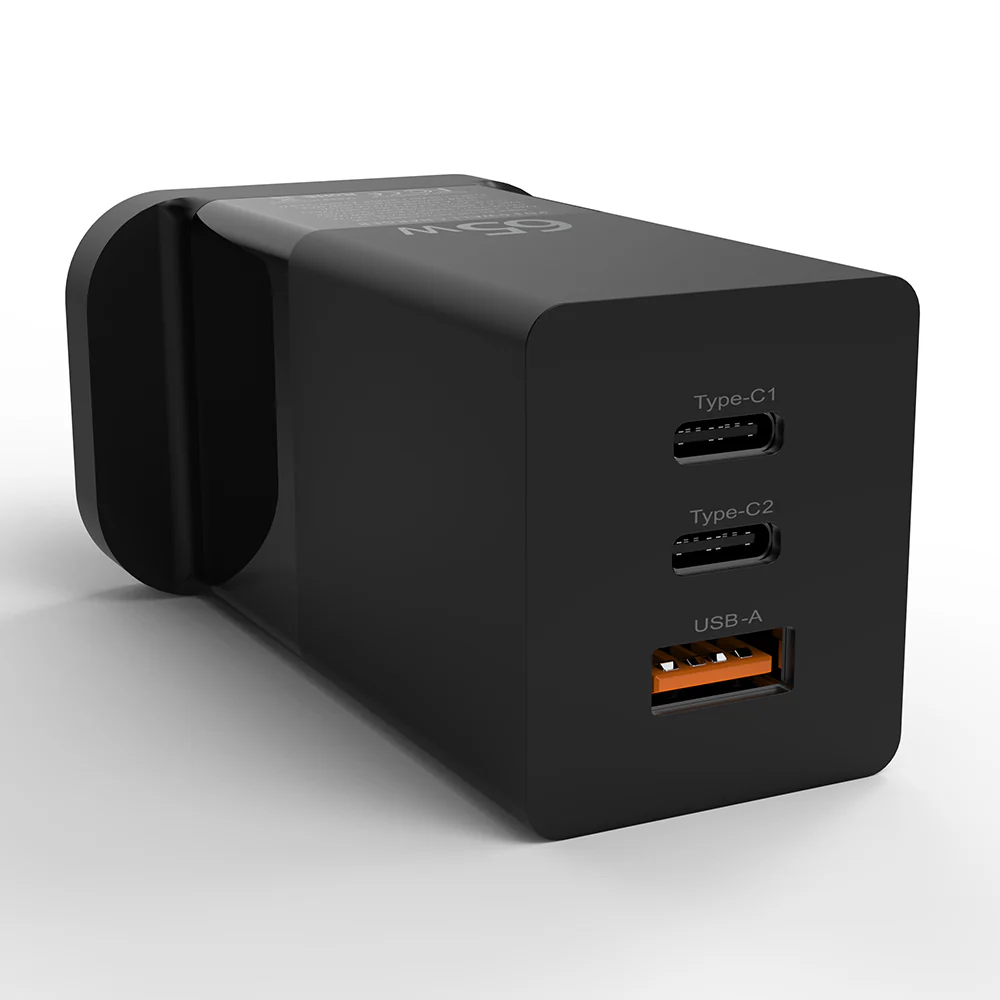 ZEERA 65W Fast Charging PD GaN Wall Charger /Power Adapter for iPhone 14 Pro Max, MacBook Pro,iPad Pro - Image 5